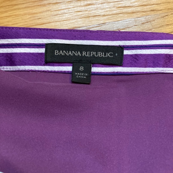 Banana Republic Skirts Asymmetrical Purple Banana Republic Skirt
